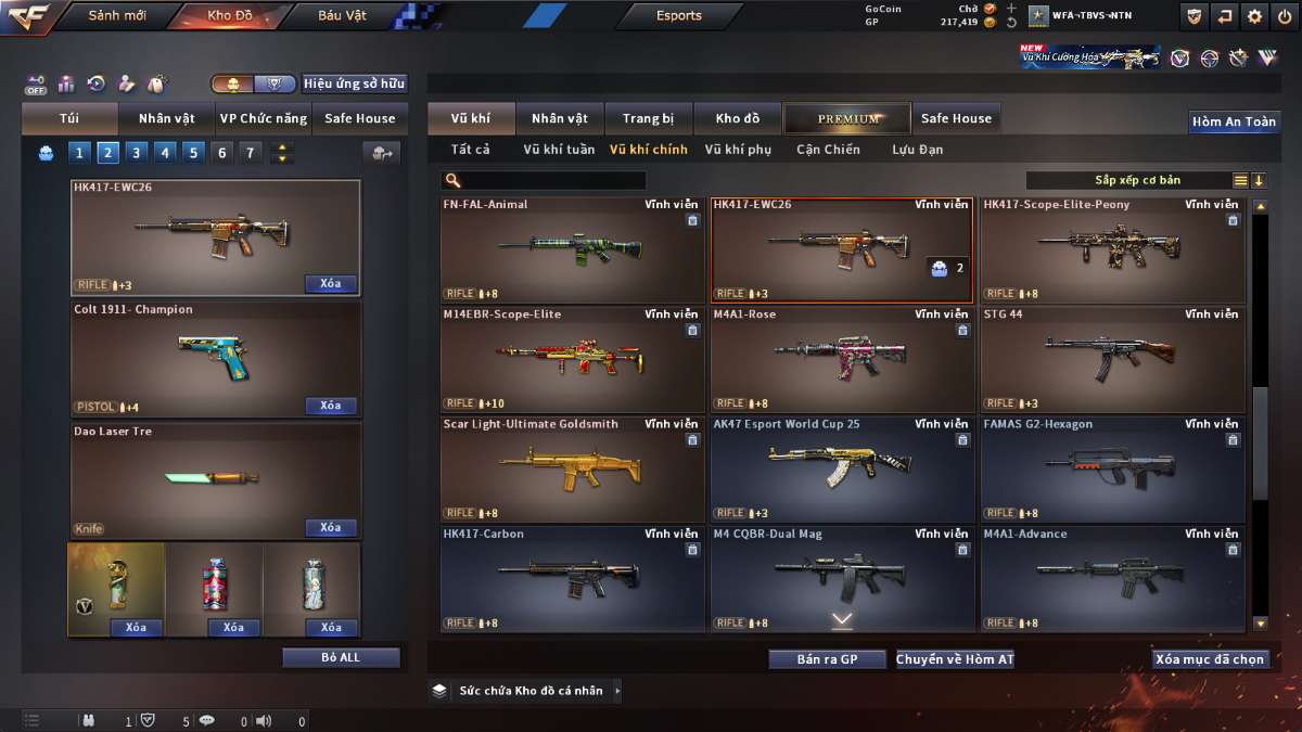 shop acc cf uy tin gia re